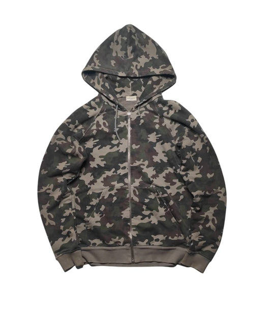 Saint Laurent Paris 2015 camo zip-hoodie
